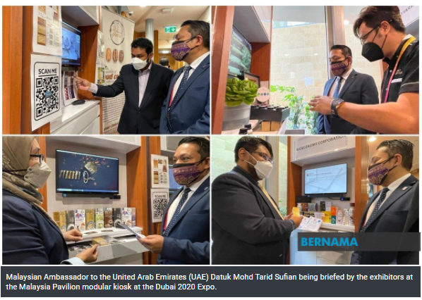 Eight Malaysian companies secure investments worth RM197 mln at Expo Dubai